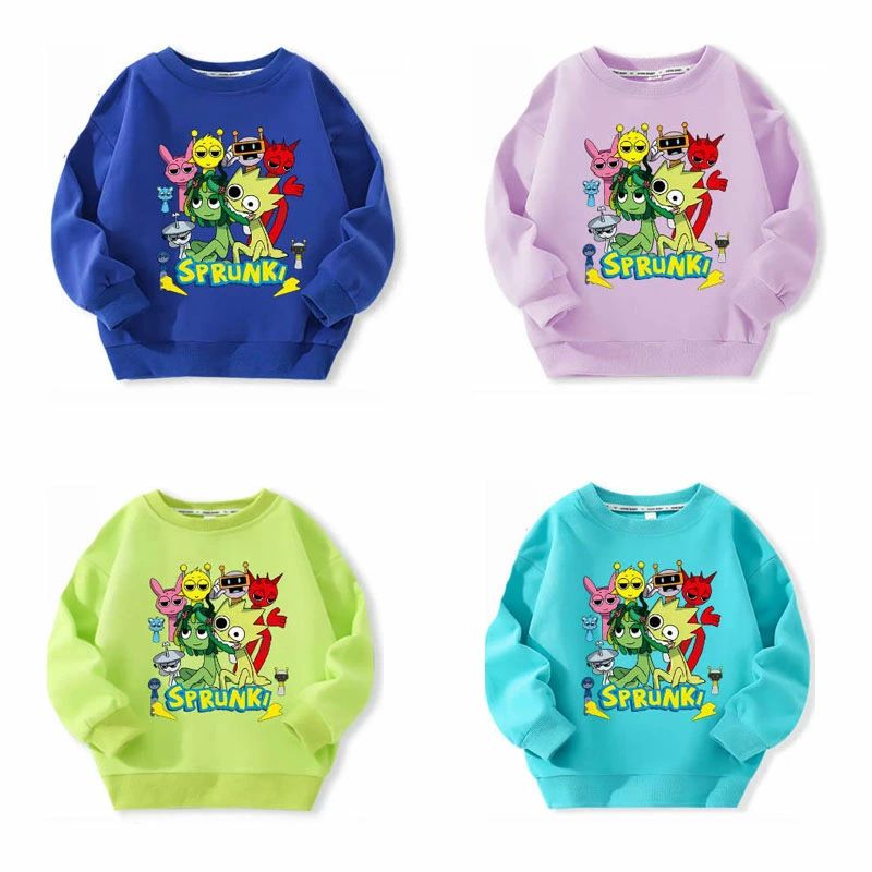 乐天商城 - 新作 12色 Sprunki スプランキー 子供服 長袖 キッズ グッズ 誕生日 プレゼント トップス 女の子 男の子 薄手厚手100cm 110cm 120cm 130cm 140cm 150cm 160cm
