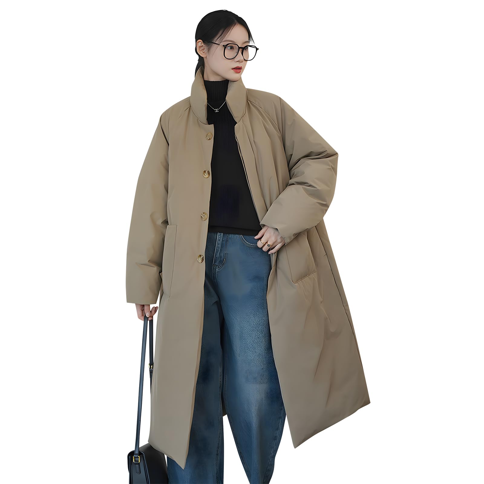 ベンチコート レディース ロング ダウンコート ロングコート 冬 アウター 中綿コート 軽量 フード付き 冬服 防寒 防風 厚手 大きいサイ