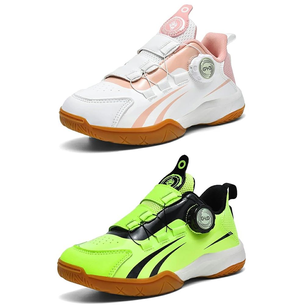 バドミントンシューズ テニスシューズ子供靴 卓球シューズ 体育館シューズジュニアシューズ 滑り止め 通気性 衝撃吸収 軽量 クッション