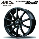 【送料無料・代引き可】【ホイール4本セット】MID SCHNEIDER STAG シュナイダー スタッグ 16インチ 6.5J インセット48 5穴 PCD114.3 ストロングガンメタ