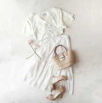 Raylily(レイリリー)ティアードレースミディスカートスカートミディ丈レーススカート