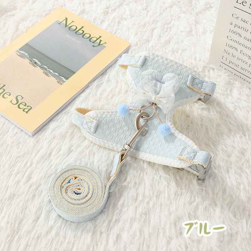 猫 ハーネス リードセット ペットハーネス ペットリード 猫用品 ペットグッズ 猫リ...