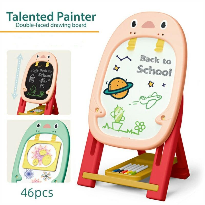 お絵かきイーゼル 子ども おえかきボード 大きい イーゼル 誕生日 プレゼント 知育玩具 モンテッソー