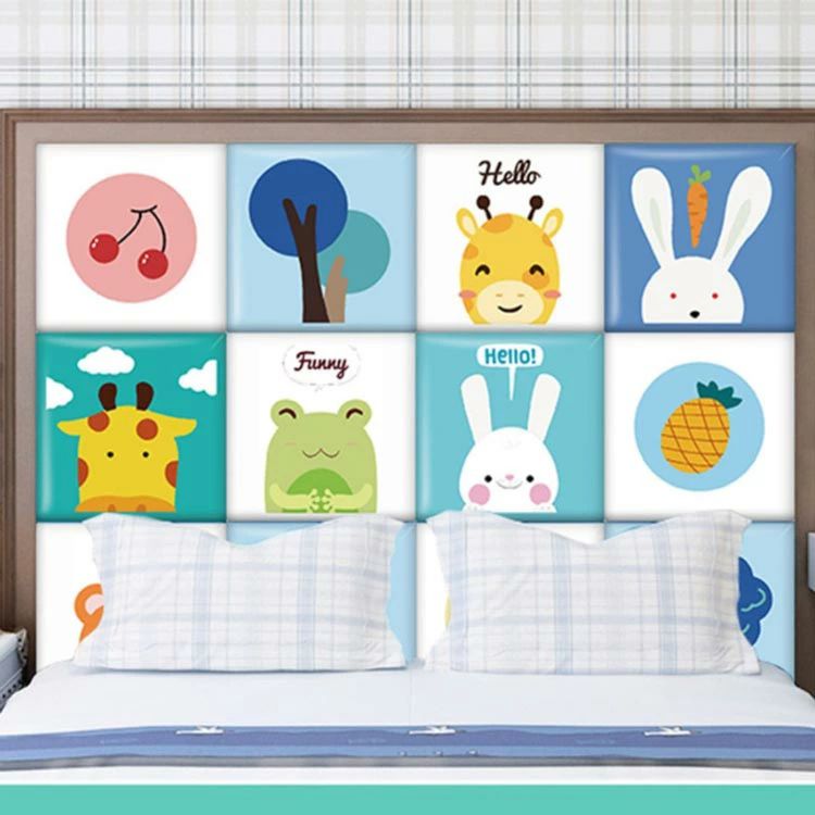 30*30cm 3枚 キッズコーナー 動物 ベビーガード 子供部屋 ウォールマット ベビー ...