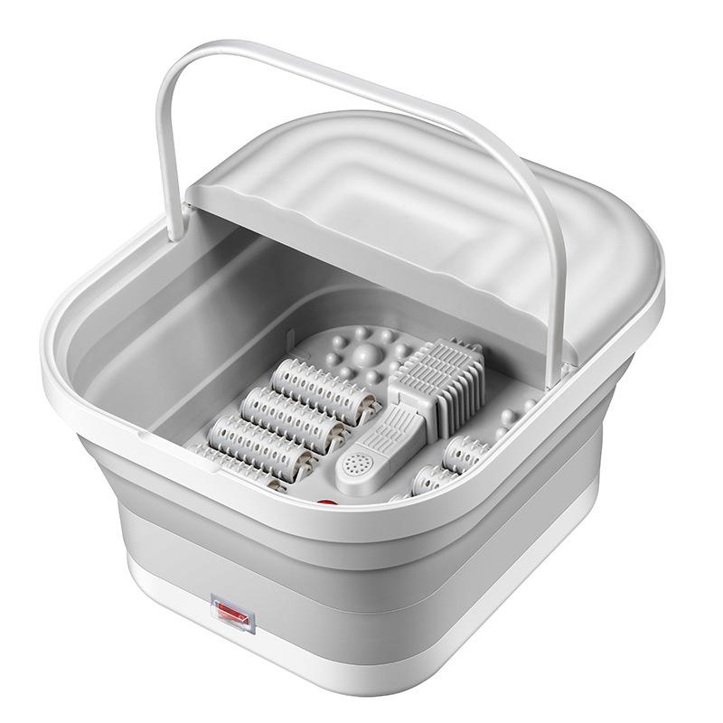 【送料無料】フットバス 足湯器 電気加熱 折りたたみ マッサージ 足湯 足温器 自動加熱 保温 フット 疲..