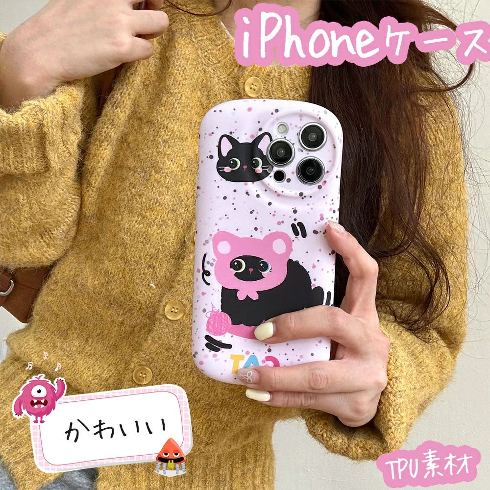 乐天商城 - iPhone16ケース iPhone16pro アイフォン15　iPhone15pro iPhone16promaxケース　猫ちゃんケース　かわいいケース おしゃれケース TPU ア