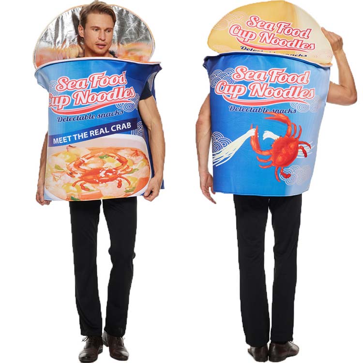Men's カップラーメンに変身 ハロウィン 衣装 男性用 メンズ用 ゾンビ ハロウィーン 王様ハロウィン衣装 コスプレ 魔法使い コスチ