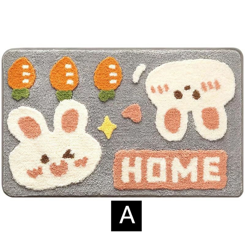 rayoheistoreの送料無料 50*80cm インテリア 速乾 可愛い 玄関&トイレマット ラグカーペット 足拭きマット ラグマット オシャレ 北欧風 防音 室内｜アングル3