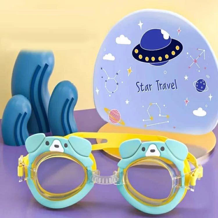 プール 海 水泳 クリアレンズ 簡単調整ベルト かわいい 水中メガネ 曇り止め ジュニア キッズ 子供用 スイミングゴーグル