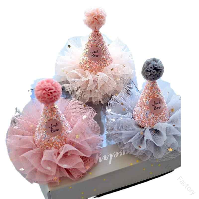 4個セット 【原産国／製造国: 中国】 .キッズ ヘアアクセサリー 赤ちゃん ヘアクリップ 誕生日帽 星モチーフ チュール 頭飾り かわいい 子供用 ピン 飾り パーティー用 アクセサリーセット ベビー 髪飾り 星形 キラキラ輝く お祝い ギフト プレゼント 幼児 女の子 フォーマル イベント 発表会 おしゃれ 人気 トレンド 子供用ヘアピン 可愛いデザイン 誕生日パーティー用 キッズファッション おすすめ かわいいヘアアクセサリー 人気商品 楽天ランキング セール対象。 指定された配送時間は承っておりません。【KK　Factory】