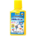 JAN: 4004218294493●お魚へのうるおい成分となる「強力保護コロイド(天然植物エキス)」が見えない膜で魚の体表を包み、エラはもちろん表皮を優しく守る水に調整します。 ●水道水に含まれるカルキ・クロラミン・重金属(亜鉛・鉛・カドミウム・銅)を無害化します。 ●水換えや輸送時などにお魚を守るため、ビタミンB群がストレスを軽減する水に調整します。 ●不足しがちなミネラルやビタミンを補充し、水槽の水に活力を与えお魚の健康を維持します。 ●海藻抽出成分の働きがろ過バクテリアを活性化。水槽内のろ過材や底砂への定着を促し、クリアな水へと導きます。 使用方法 ●水槽設置時・水換え時に下記の割合で入れ、よくかき混ぜて完全に溶かしてご使用ください。 ●淡水・海水両用スペクトラム ブランズ ジャパン株式会社045-322-4330■関連商品テトラ アクアセイフベタ (ベタセイフ) 100ml 4004218273337テトラ アクアセイフ 100ml 4004218294493テトラ アクアセイフ 250ml 淡水/海水用 4004218294509テトラ アクアセイフ 500ml 淡水/海水用 4004218294516テトラ アクアセイフ 1000ml 淡水/海水用 4004218294523テトラ アクアセイフ 5L (ボトル) 熱帯魚を守る水に 淡水/海水用4004218294547 送料無料ライン対応 39(サンキュー)ショップ 送料込みで3,980円以上送料無料 ※沖縄・離島・一部地域への配送は、9,800円(税込)以上で送料無料となります。 ■送料無料商品について 送料無料商品でも他の送料有料商品と一緒に注文された際は、購入金額が3980円(沖縄9800円)以下の場合の送料は有料になります。 ■配送について 全国送料無料は追跡可能メール便(日本郵便)（ゆうパケット）でお届けします。 ポスト投函で受け取りラクラク！ 12時までの注文で翌〜翌々日に出荷 メール便や定形外郵便は荷物の追跡が出来きず不安ですが、 荷物の追跡可能で安心です。（追跡番号は出荷後メールします。） 到着はおおむね発送日の翌日〜翌々日(土日祝祭日を除く) ・あす楽不可・荷物保証無し ※複数注文の場合、複数倉庫から荷物をお届けする場合もあります。あらかじめご了承ください。 ※厚さ3cmギリギリサイズの場合、緩衝材や防水材は不使用かつパッケージは外して梱包する場合があります。 ■注意事項 ・お互いにスムーズな取引の為、利用規約(会社概要)を必ずお読みください。 ・「あす楽」は時間指定不可、キャンセル不可。 ・リーズナブルな価格で販売していますが、商品はすべて新品になります。 ・返品は受け付けていませんので、返品商品などの再販は致しておりません。ご安心ください。 ・ 商品名にHz記載がある場合、50Hz、60Hzの間違いに気をつけてください。注文後の変更はできません。 ・注文後のお届け先住所変更や部屋番号などの記入漏れは有料で承ります。お間違い無きようご注文して下さい。 ・「不在配達通知書」が入った場合は、速やかに郵便局に連絡してください。 「不在配達通知書」の有無に関しては当社は一切関与いたしません。 ・2日以降配達されない場合は、発送通知の「お問い合わせ番号」を基に速やかに郵便局に連絡してください。再配達はお申し出がない限り行っていないようです。 ※通販取引に神経質な方、難癖付ける方、思い込みが激しい方、すぐに不安になられる方はご遠慮ください。 リーズナブルな価格でご提供するとともにスムーズな取引を心がけています。アクアリウム用品|水質調整|粘膜保護水換え時の使用がお魚を守る