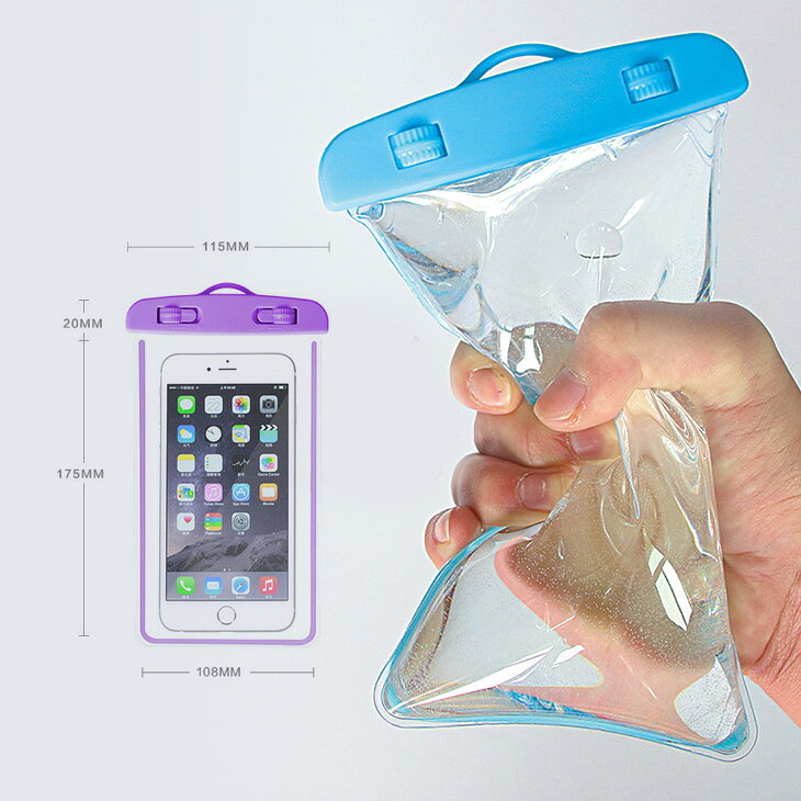 【期間限定：クーポン利用で1枚702円！】スマートフォン防水ケース 3.5から5.5イン...