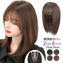 【期間限定:1,602円!よりどり2点購入で】トップカバー 前髪ウィッグ 部分ウィッグ バレない 頭頂部 ウィッグ 部分 自然 トップ ボリューム かつら ウィ...