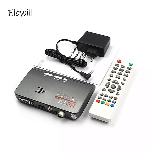 Skyperfectv! - 1080 1080pのhdtv dvb-t/DVB-T2テレビセットトップボックス地上デジタルハイビジョンチューナーレシーバーhdmi対応/vga/av lcd/crt pcモニター