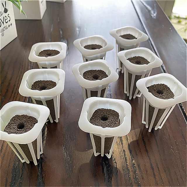 1PCS 水耕栽培の バスケット と スポンジ インテリジェント 植物マシン 無毒 植栽...