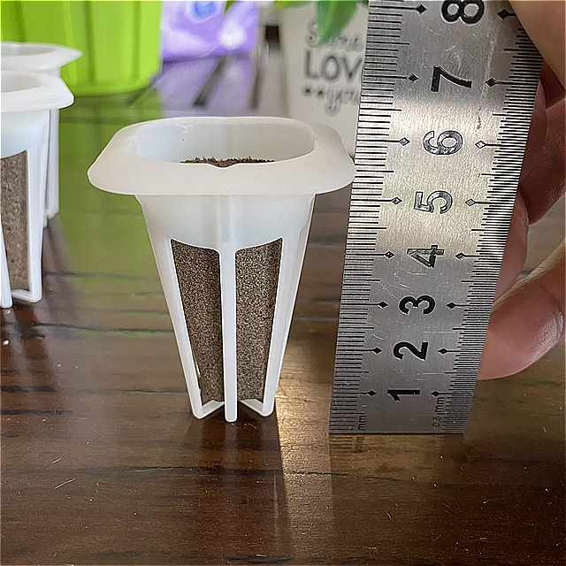 1PCS 水耕栽培の バスケット と スポンジ インテリジェント 植物マシン 無毒 植栽...