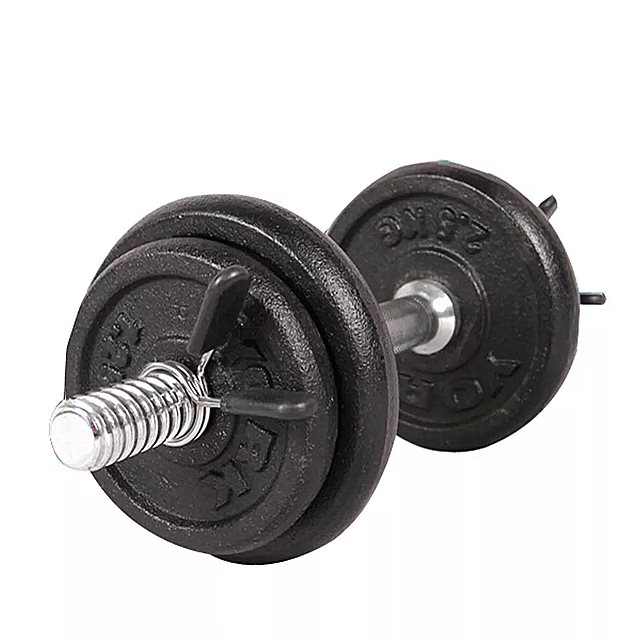 RB本舗の2個25 mm バーベルジム 重量バー ダンベル ロッククランプ クリップ フィットネス ボディービル トレーニング重量 # n｜アングル3