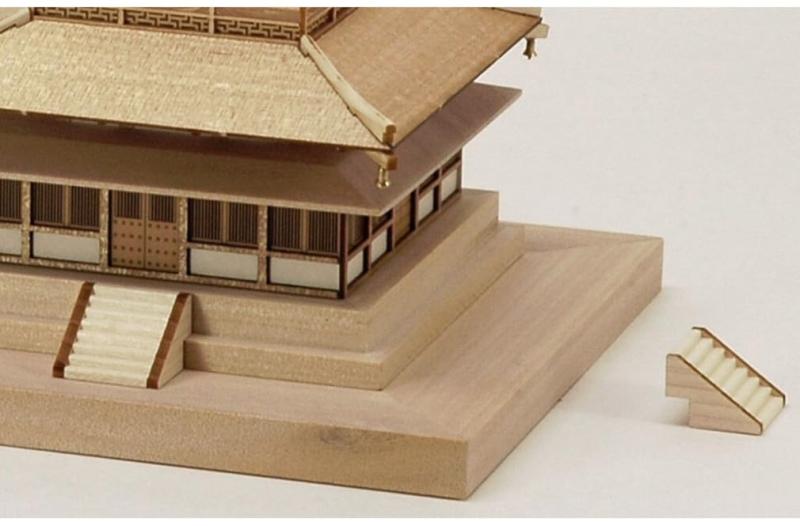 RB本舗のウッディジョー 1/150 法隆寺 五重の塔 木製模型 組み立てキット (建物)｜アングル3