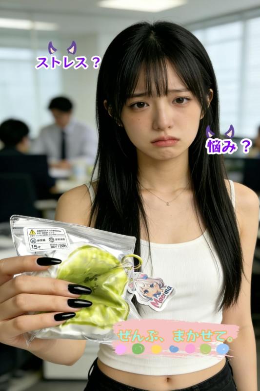 ぷにぷにスクイーズ 食べ物系 水感スクイーズ ストレス解消 癒し 低反発 手のひらサイズ デスクトイ 交換用保管袋付き 大人 不安 そわそわ 軽減 記念日 パーティー プレゼント (水感抹茶ク rbhonpo-10130484 RB本舗 サンプル画像2
