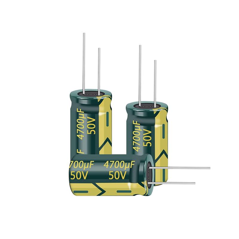 PENGLIN 5個 電解コンデンサ アルミ電解コンデンサ 50V 4700UF 105℃ 18X35mm 高周波 低抵抗 長寿命（50V 4700μF）
