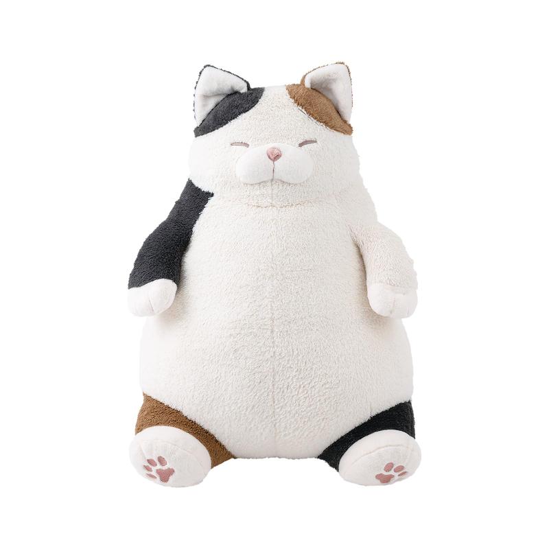 りぶはあと 抱き枕 BIGサイズ ねこ肯定感 みけねこのさんま (全長約58cm) かわいい 猫 ぬいぐるみ 猫グッズ 27720-11