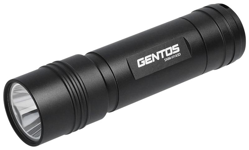 乐天商城 - GENTOS(ジェントス) 懐中電灯 小型 LEDライト 単4電池式 350ルーメン SNMシリーズ SNM-H143D ハンディライト フラッシュライト