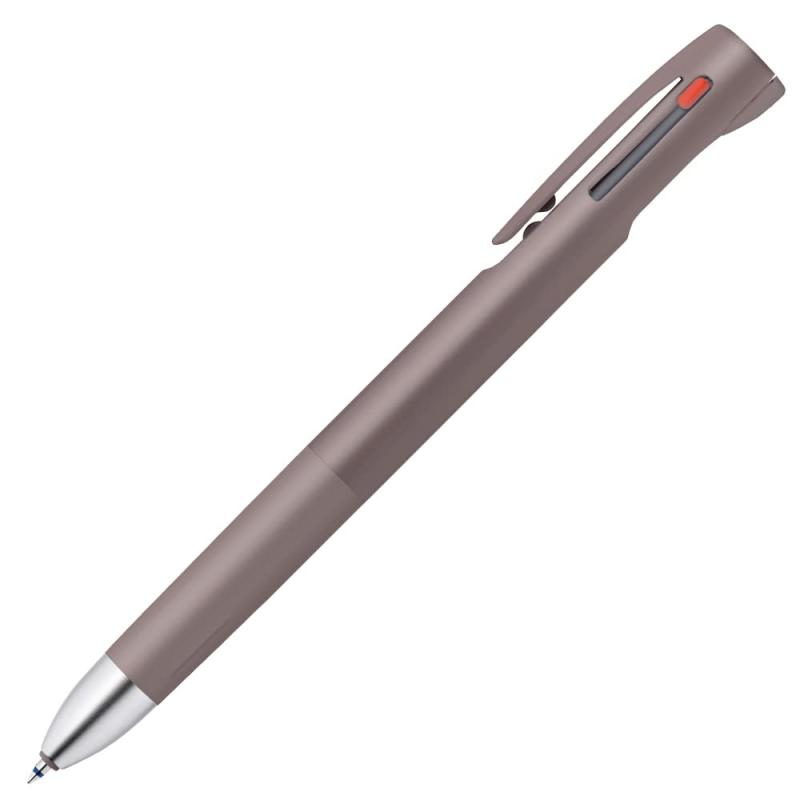 樂天商城 - ゼブラ 多色ボールペン ブレン 3C フォービジネス 色 ダークグレー軸 0.5mm 黒インク B3AS88-BIZ-DGR