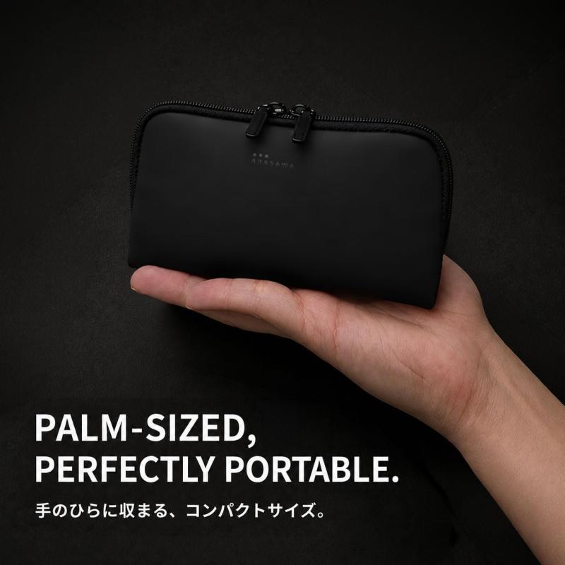 [ARASAWA] ミニマルガジェットポーチ ガジェット ポーチ バックインバック トラベルポーチ 旅行 出張 収納 小物入れ コンパクト ミニマル (ブラック) rbhonpo-10161036 RB本舗 サンプル画像2