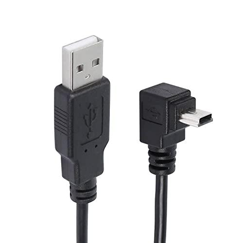 樂天商城 - CERRXIAN ミニUSB変換ケーブルminiUSB上向きminiUSBL字型ケーブルUSB MINI 5Pin5P上角90度オス-USB2.0オスプラグケーブル3M