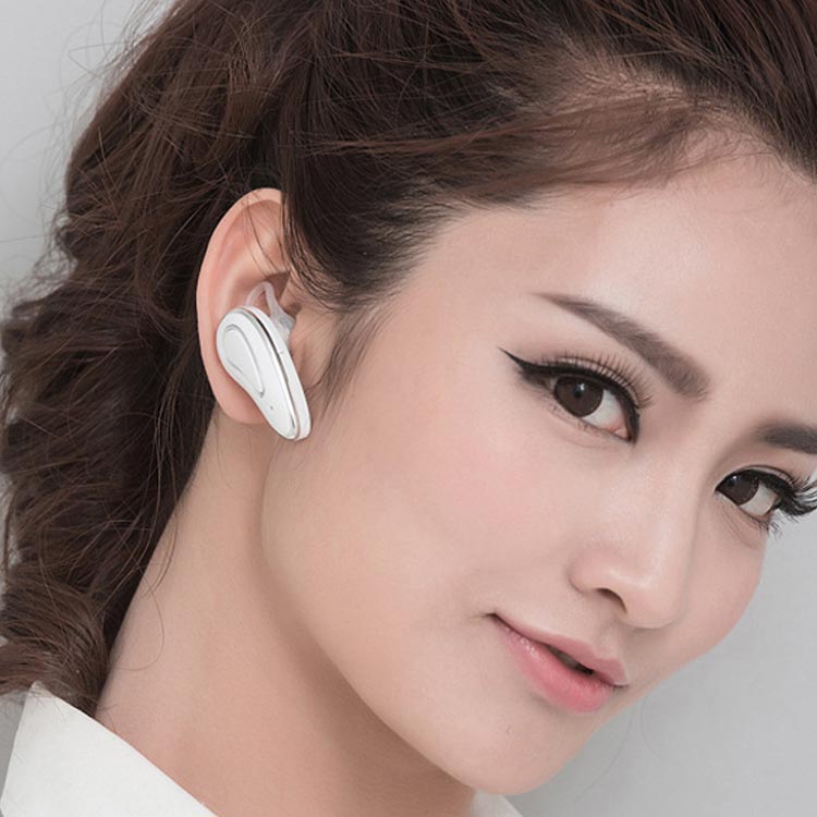 Bluetooth イヤホン iPhone ヘッドセット マイク 通話 小型 ワイヤレス 無線 カワイイ 高級感 両耳 対応 ブラック ホワイト ゴールド メタリック調 送料無料