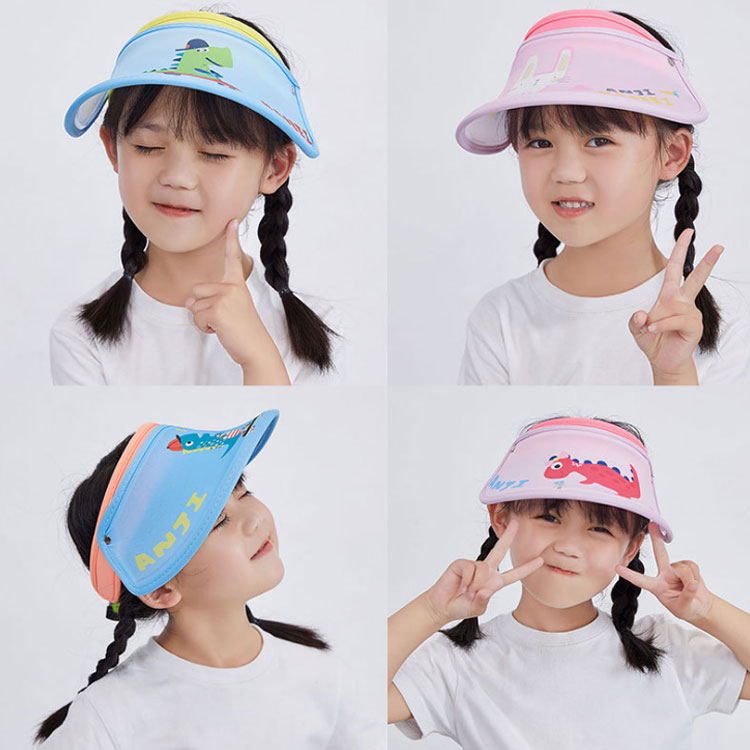 サンバイザー 子供 日よけ帽子 つば広 uvカット 帽子 日焼け防止 男の子 女の子 UV...