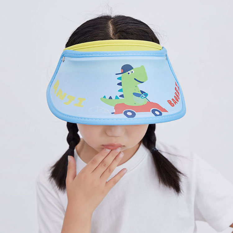 サンバイザー 子供 日よけ帽子 つば広 uvカット 帽子 日焼け防止 男の子 女の子 UV...
