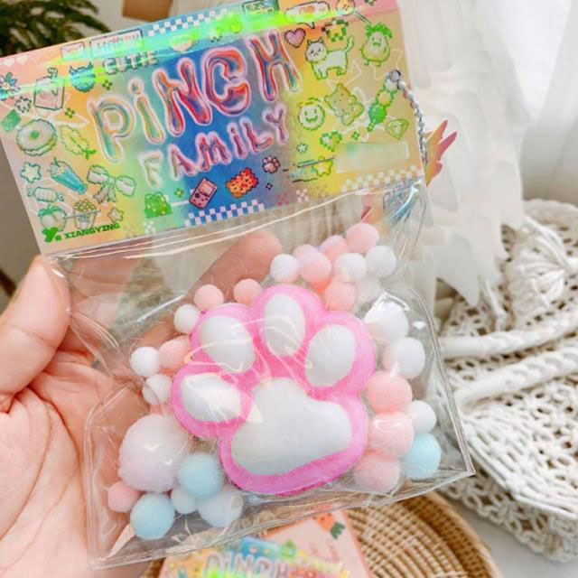 猫の爪 イベント かわいい 大きい 握る玩具 癒し 肉球 3個セット 感覚おもちゃ おもちゃ 玩具 3個セット スクイーズ ストレス解消 ぷにぷに 子ども 子供 スクイーズ玩具 縁日 お祭り プレゼント ギフト おまけ にぎにぎ グッズ ふわふわ rbm-shop-10007806 RBMショップ サンプル画像3