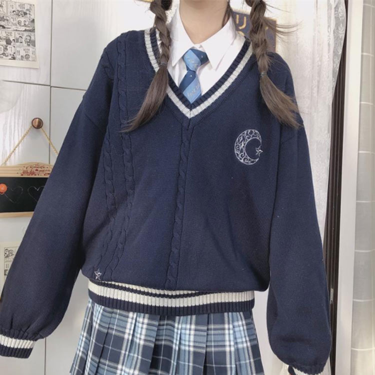 カーディガン セーター 制服 秋 綿 ニット スクールセーター 女子 学生服 ニットセーター 春 Vネック グレー JK制服 女子高生 冬 高校生 中学生 高校 コットン S-XL・送料無料! スクールセーター レディース 大きいサイズ ゆったり ホワイト 無地