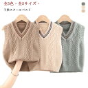 キッズ スクールベスト 男の子 綿 ベスト 制服 ニットベスト 女の子 Vネック コットン キッズ服 防寒 子供服 ジュニア服 ニットアウター ニットトップス ...