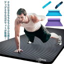 ヨガ 厚手 15mm 防寒 フィットネス ダイエット 筋トレ 10mm 極厚 ストレッチ トレーニング 男性 女性 ケース スポーツマット クッション ピラティ...