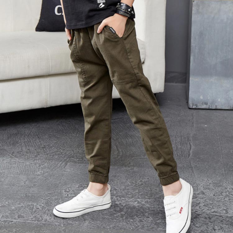 子供パンツ ジョガーパンツ ロングパンツ ウエストゴム 男の子 長ズボン キッズ スウェットパンツ 9分丈 無地 カジュアル ボトムス ゆったり 通気性抜群 柔らかい 人気 夏 新作