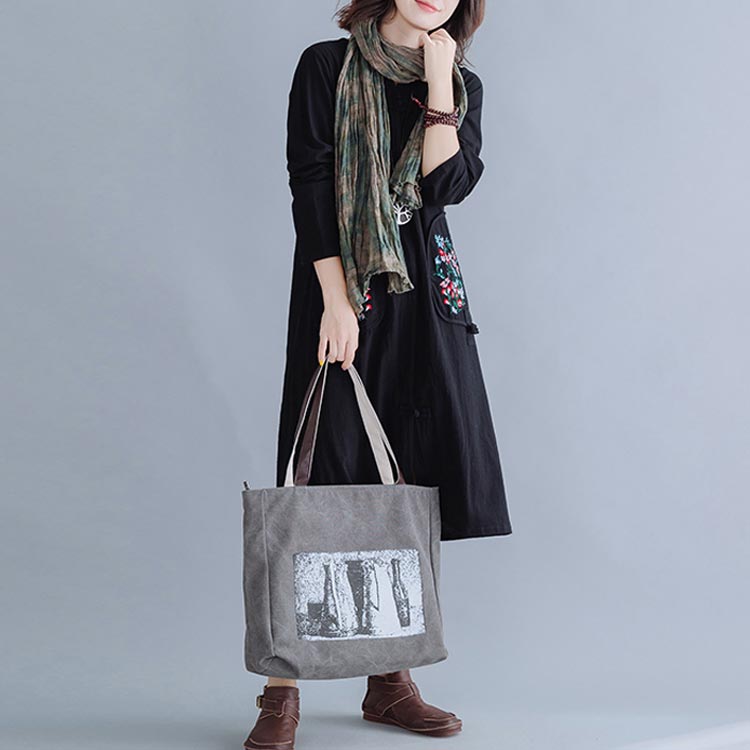 全4色×4サイズ！エスニックワンピース 刺繍入り 綿麻ワンピース ワンピース 綿麻 ロングワンピース 長袖 カジュアルワンピース 膝下丈 ロング丈 大きサイズ ゆったり ナチュラル 母の日