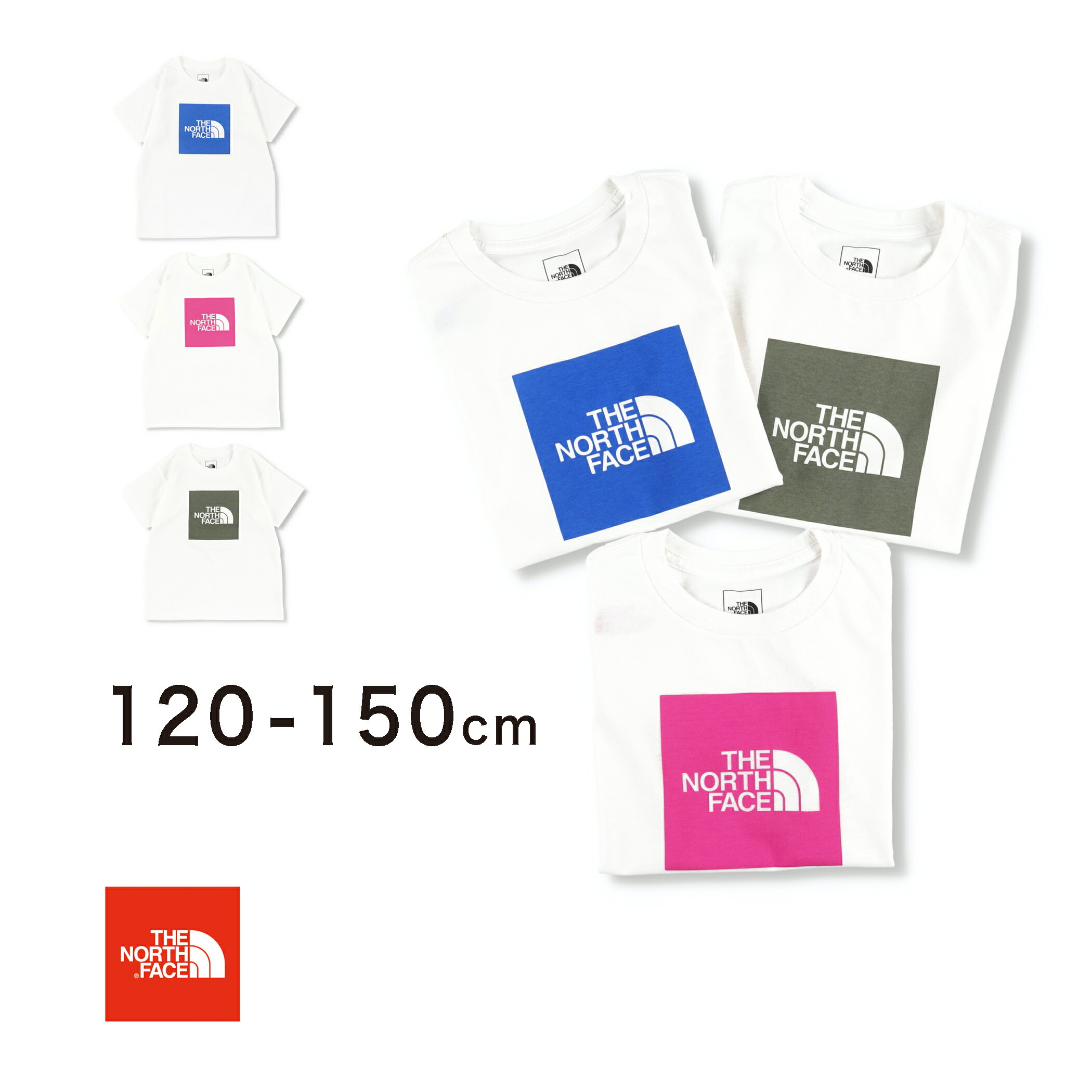 【THE NORTH FACE/ザ・ノース・フェイス】ショートスリーブスモールスクエアロゴティーNTJ32361 半袖 カットソー クルーネックトップス プリント ロゴ 男の子 ボーイズ 女の子 ガールズ 春物 夏物 春夏物 子供服 子ども服 キッズ ジュニア 子供 子ども こどものサムネイル