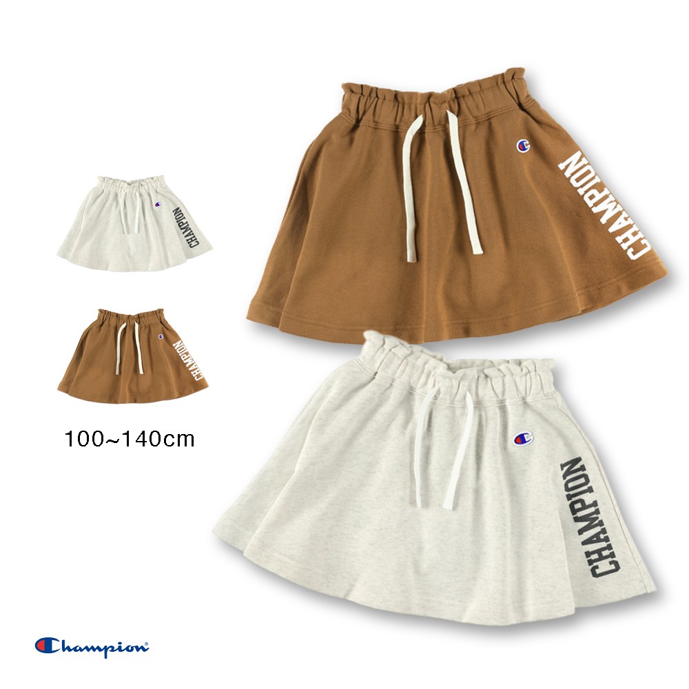 【Champion（チャンピオン）】GIRLSフレアスカート ロングスカート ロンスカ 女の子 ガールズ AW 秋物 冬物 秋冬物 子供服 子ども服 キッズ 子供 子ども こどものサムネイル
