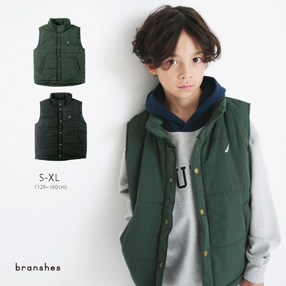 【期間限定SALE／10%OFF】【NAUTICA/ノーティカ】中綿ベスト 男の子 ボーイズ 女の子 ガールズ ユニセックス AW 秋物 冬物 秋冬物 子供服 子ども服 キッズ 子供 子ども こども PTSのサムネイル