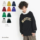 【期間限定SALE／10%OFF】【NAUTICA/ノーティカ】アップリケロゴ裏毛パーカー 男の子 ボーイズ 女の子 ガールズ ユニセックス AW 秋物 冬物 秋冬物 子供服 子ども服 キッズ 子供 子ども こども PTS