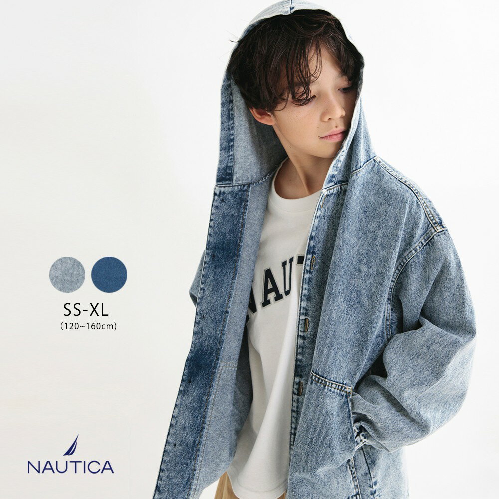 【SALE／40％OFF】【NAUTICA/ノーティカ】デニムシャツジャケット 男の子 ボーイズ SS 春物 夏物 春夏物 子供服 子ども服 キッズ 子供 子ども こども