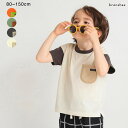 【期間限定SALE/25%OFF】【プチプラ】メッシュポケット半袖Tシャツ 男の子 ボーイズ 女の子 ガールズ ユニセックス SS 春物 夏物 春夏物 子供服 ...