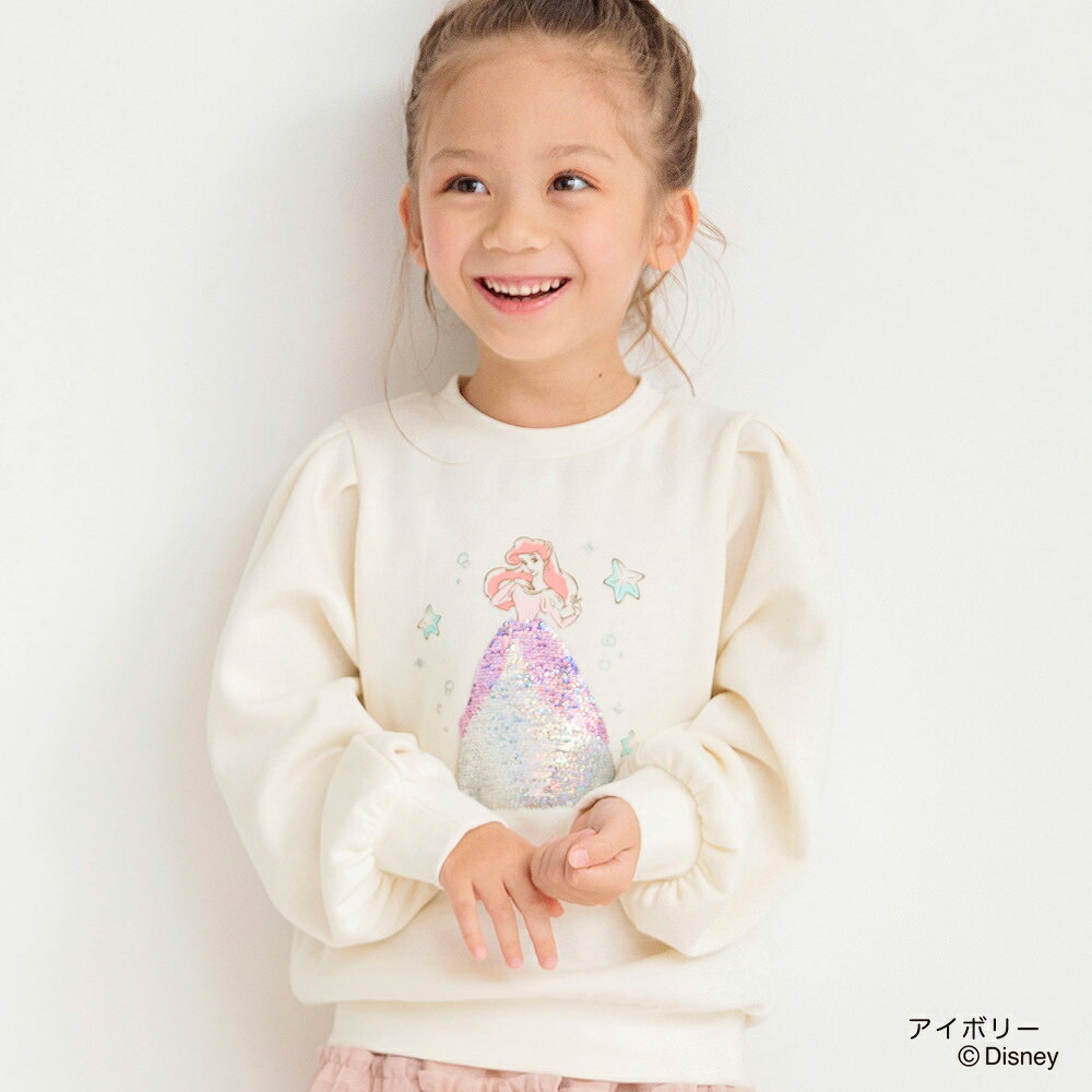 【DisneyCollection/ディズニーコレクション】裏起毛スパンコールトレーナー 女の子 ガールズ AW 秋物 冬物 秋冬物 子供服 子ども服 ベビー キッズ 子供 子ども こども rbranshes-10002937 branshes 楽天市場店 サンプル画像2