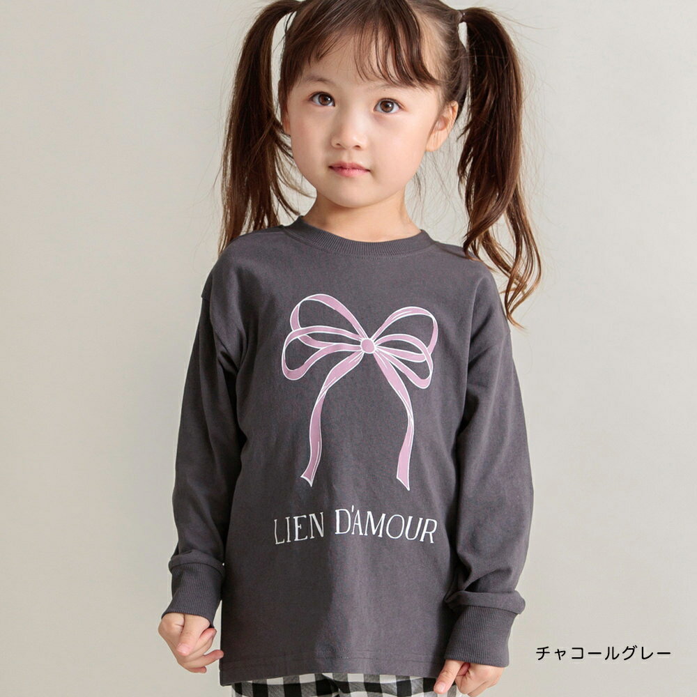 【DRC/綿100％】ガールズアソートグラフィック長袖Tシャツ WEB限定 女の子 ガール...