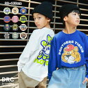 【期間限定SALE/20%OFF】【DRC/綿100%】アソートグラフィック長袖Tシャツ 男の子 ボーイズ 女の子 ガールズ ユニセックス 男女兼用 子供服 子...
