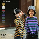【期間限定SALE/35%OFF】【DRC/綿100%】マルチボーダー長袖Tシャツ WEB限定 男の子 ボーイズ SS 春物 夏物 春夏物 子供服 子ども服 キ...