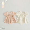 【SALE/30%OFF】【キッズとおそろい】フラワーチュール袖カバーオール ベビー SS 春物 夏物 春夏物 子供服 子ども服 ベビー キッズ 子供 子ども こども