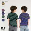 【期間限定SALE】【WEB限定/DRC/綿100%】マルチボーダー半袖Tシャツ 男の子 ボーイズ SS 春物 夏物 春夏物 子供服 子ども服 キッズ ジュニア...